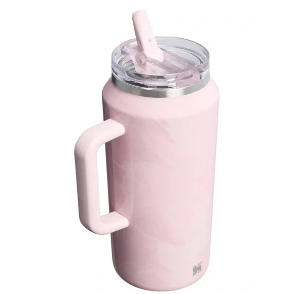 Stanley 64 oz Stainless Steel Quencher Pro Tour Tumbler Pink Amethyst Calacatta - Picture 6 of 10
